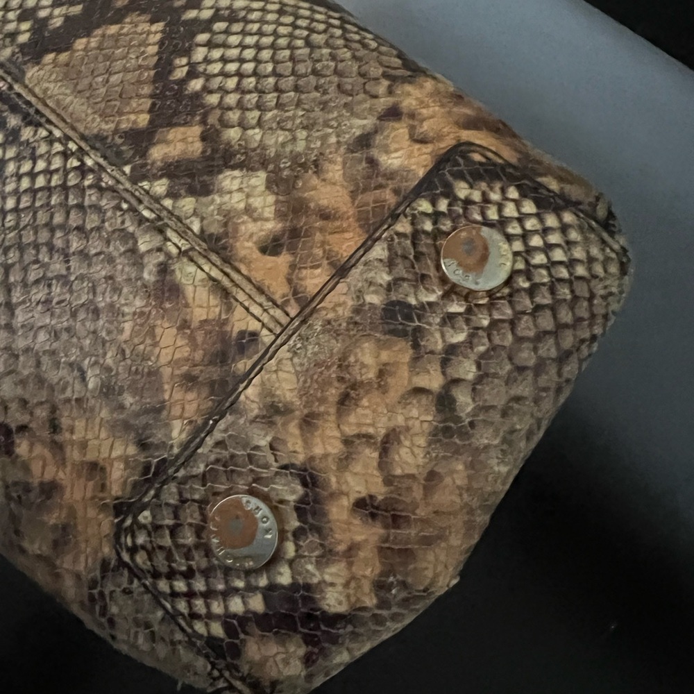 Michael Kors Snake Print Handbag - Picture 9 of 10